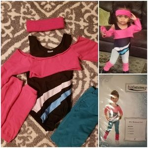 baby 80s workout costume